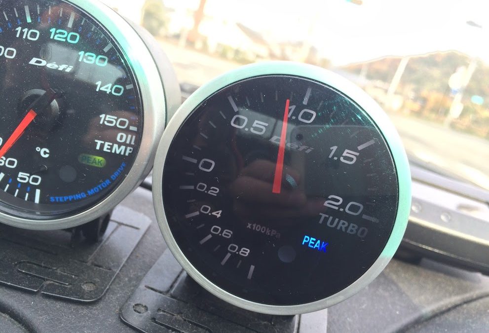 フルタービン、ブースト立ち上がりが大変な事に！