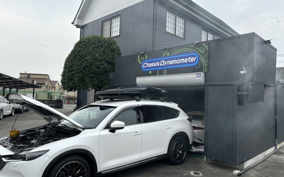本日の朝一様は CX-8 90,000kmでございました。