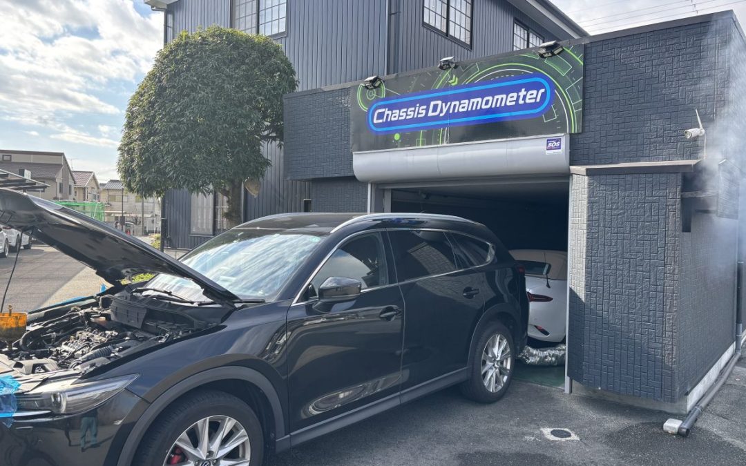 本日の朝一様は、CX-8 100,000kmでございました。