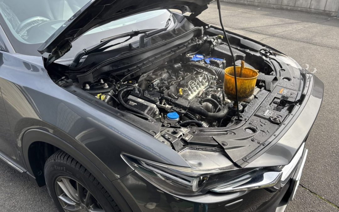 本日の朝一様は、CX-8 180,000kmでございました。