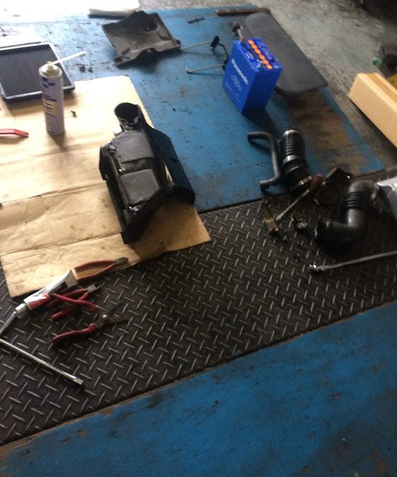 ＦＤ３Ｓ　ＡＲＣ　インタークーラーの取り付け