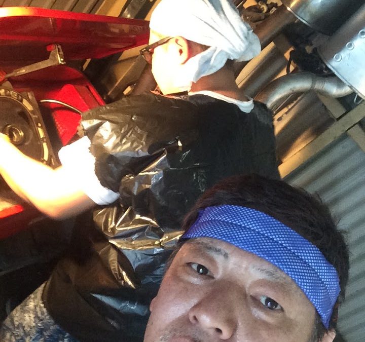 中村屋恒例！！素人に星一徹がエンジンを教える