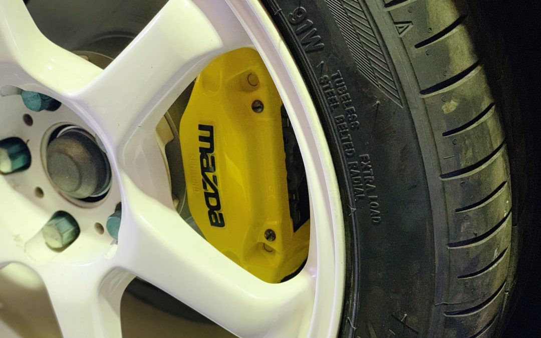 FC3S　レストア　スポンジーなブレーキとさようなら