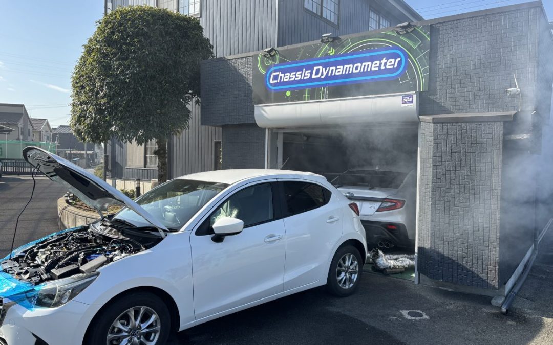 本日は、デミオ 90,000kmでした～