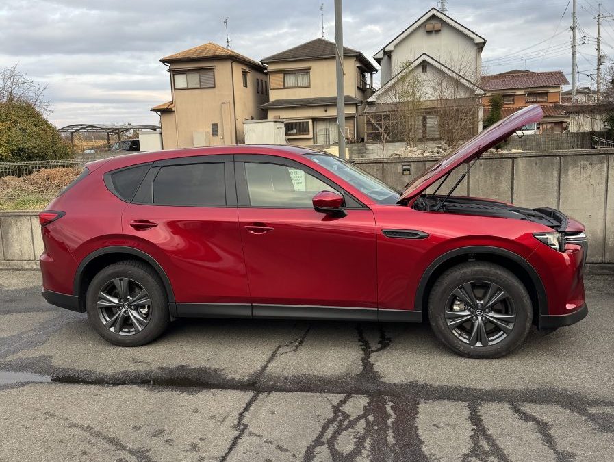 今日の午後からは、CX-60の煤洗浄しましたよ～（160,000km～)