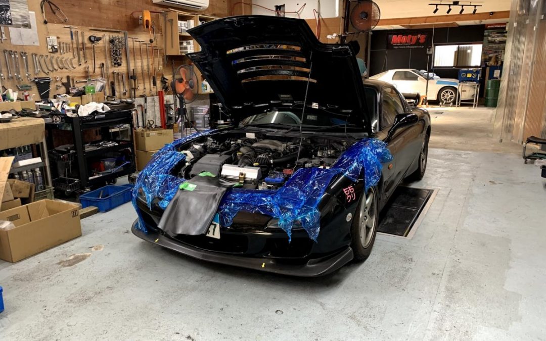 エンジン交換が終わったFD