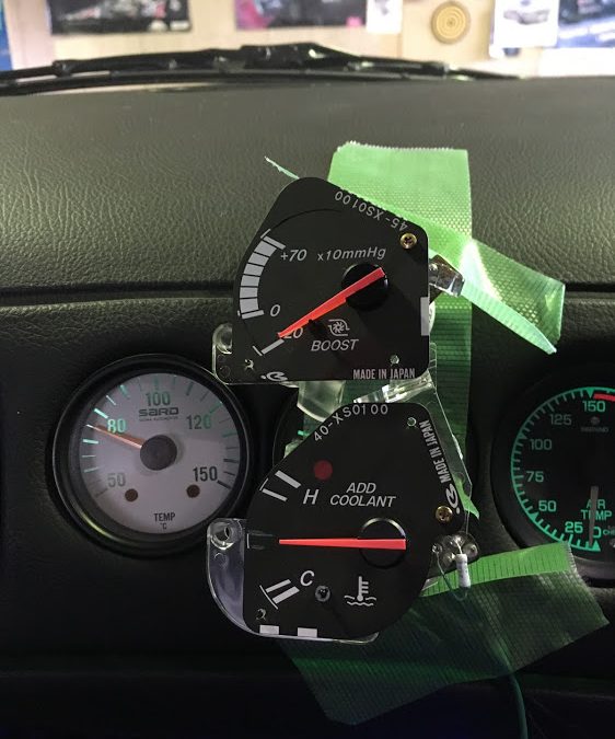 水温計がリニアに動いた