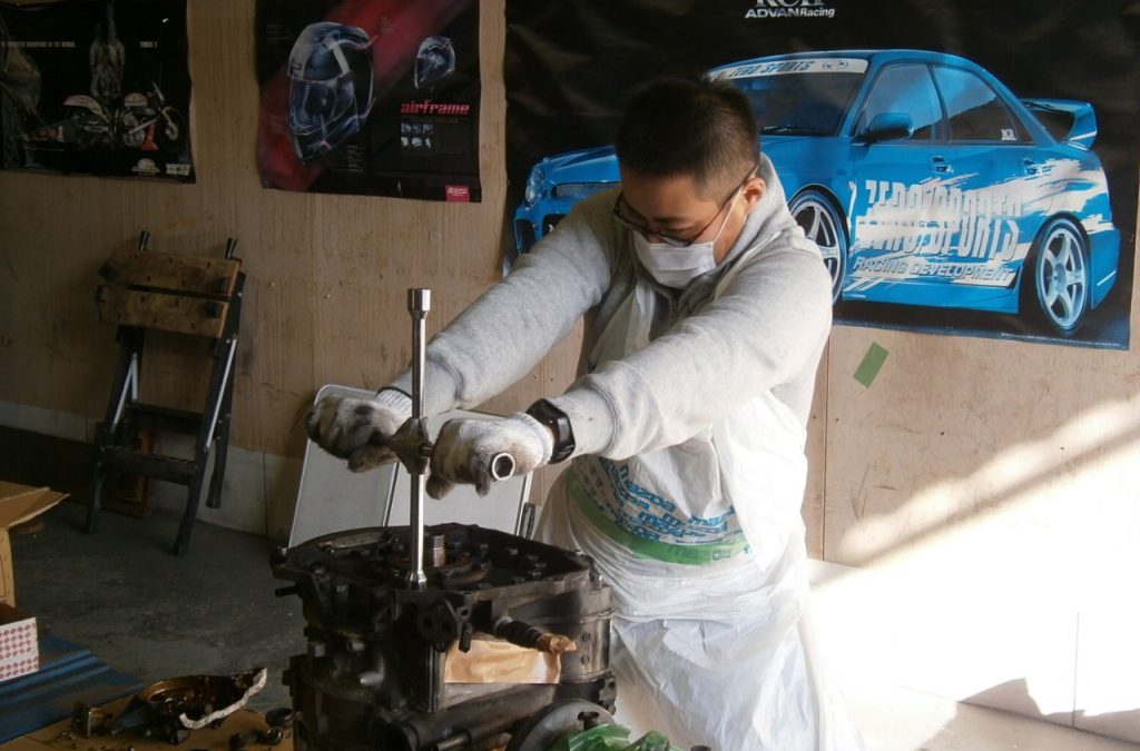 今日エンジンを素人毒男が